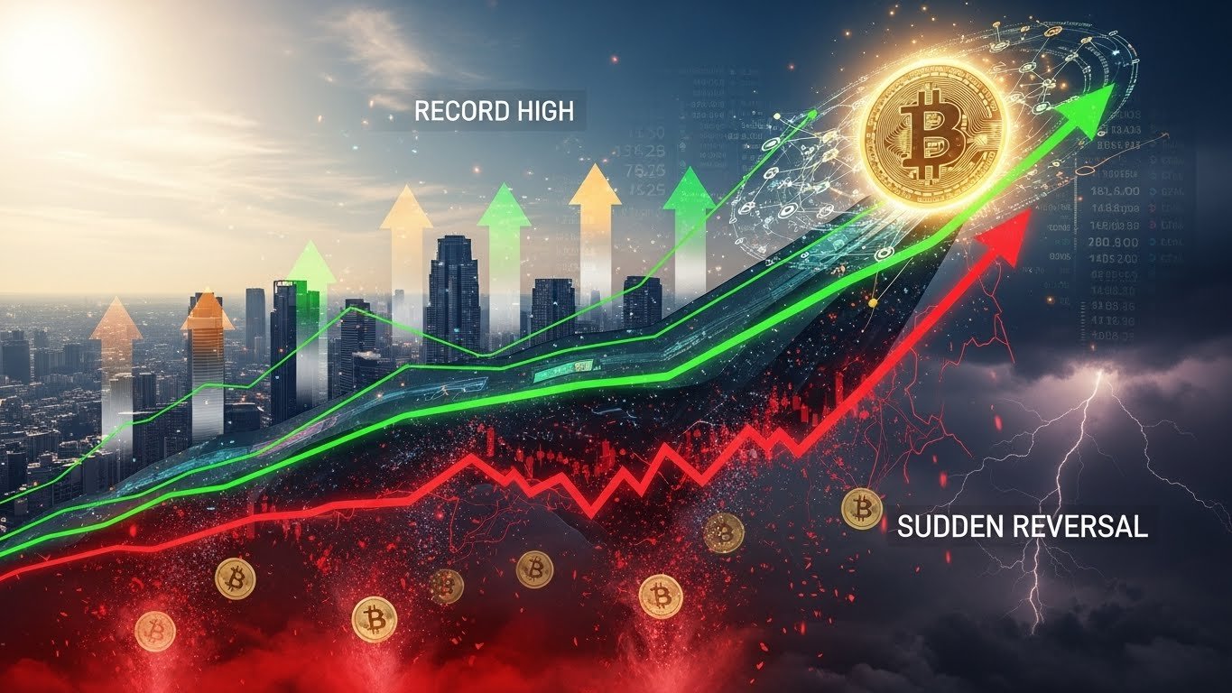 Bitcoin’s Record High and Sudden Reversal