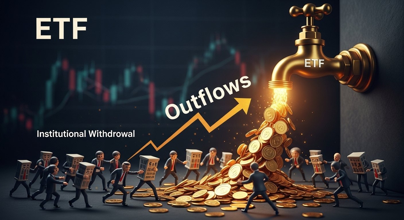 ETF Outflows & Institutional Withdrawal