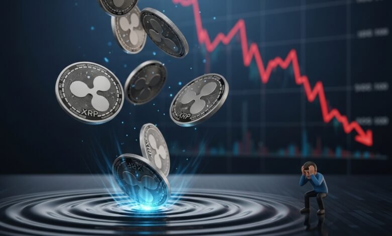XRP Drops as Bitcoin Weakness Pulls Altcoins Oversold
