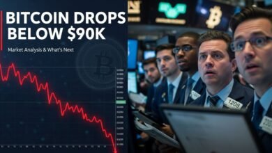 Bitcoin Drops Below $90K Market Analysis & What's Next