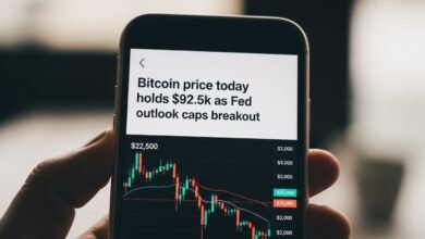 Bitcoin price today holds $92.5k as Fed outlook caps breakout