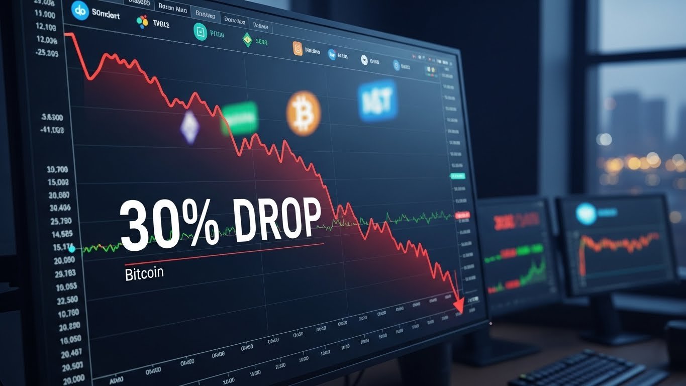 Bitcoin’s latest 30% drop