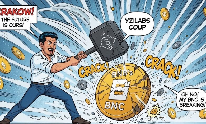 Changpeng Zhao-backed YZiLabs Coup Rocks BNB’s BNC