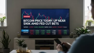 Bitcoin Price Today: Up Near $90K Amid Fed Cut Bets