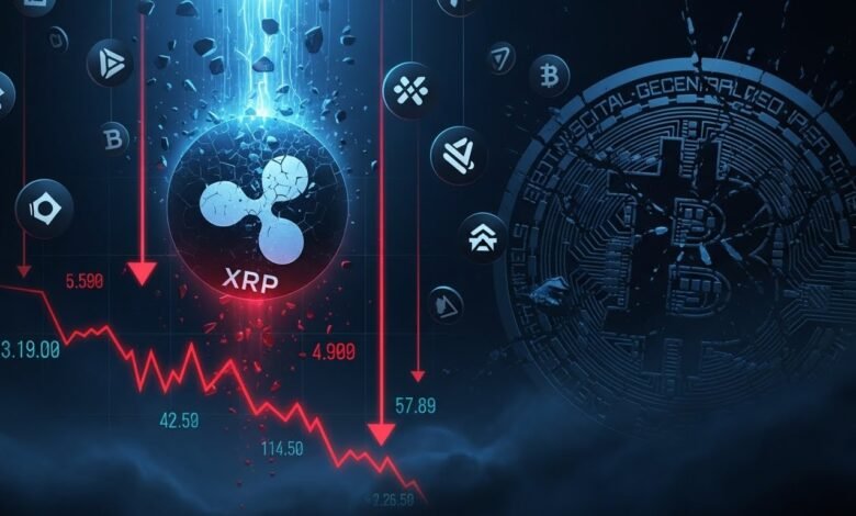 XRP Drops as Bitcoin Weakness Pulls Altcoins Oversold