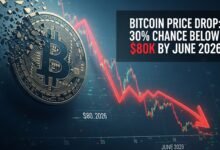 Bitcoin Price Drop 30% Chance Below $80K by June 2026