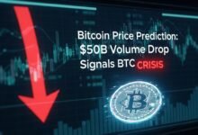 Bitcoin Price Prediction $50B Volume Drop Signals BTC Crisis