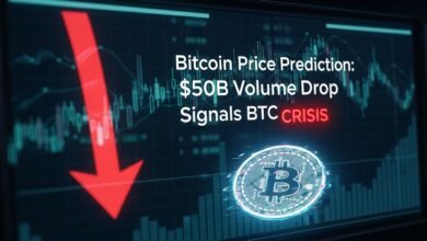 Bitcoin Price Prediction $50B Volume Drop Signals BTC Crisis
