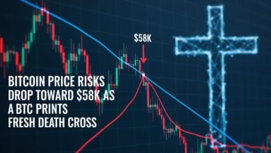 Bitcoin Price Risks Drop Toward $58K as BTC Prints Fresh Death Cross