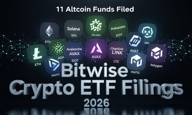 Bitwise Crypto ETF Filings 11 Altcoin Funds Filed (2026)