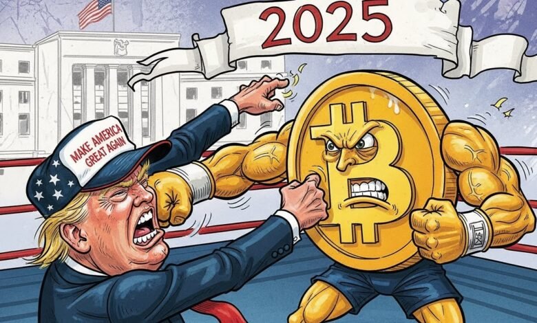 Trump Targets the Fed Bitcoin Fights Back in 2025