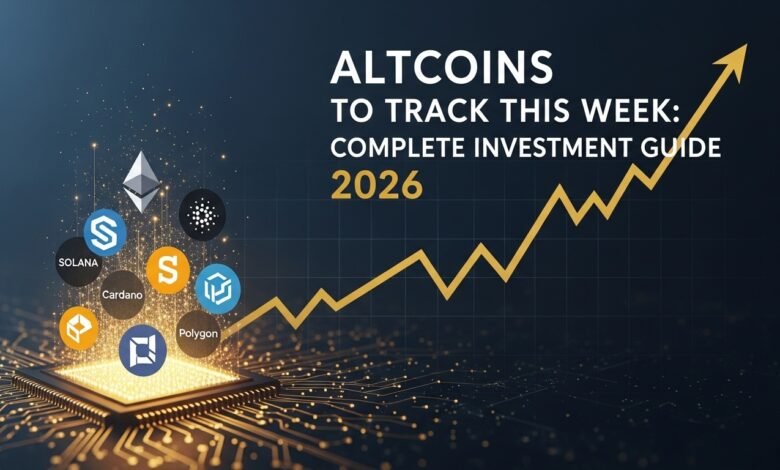 Altcoins to Track This Week Complete Investment Guide 2026