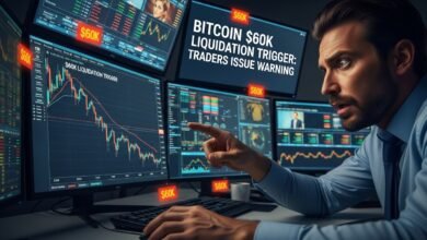 Bitcoin $60K Liquidation Trigger Traders Issue Warning