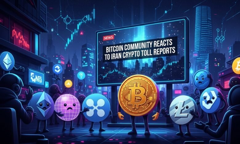 Bitcoin Community Reacts to Iran Crypto Toll Reports