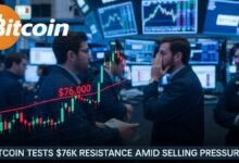 Bitcoin Tests $76K Resistance Amid Selling Pressure